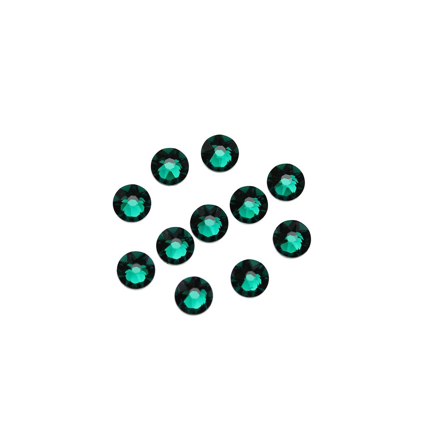 Swarovski® Crystals 2088 Xirius Rose Flat Back, Foiled, SS20 (4.6-4.8mm) Emerald - 144pcs