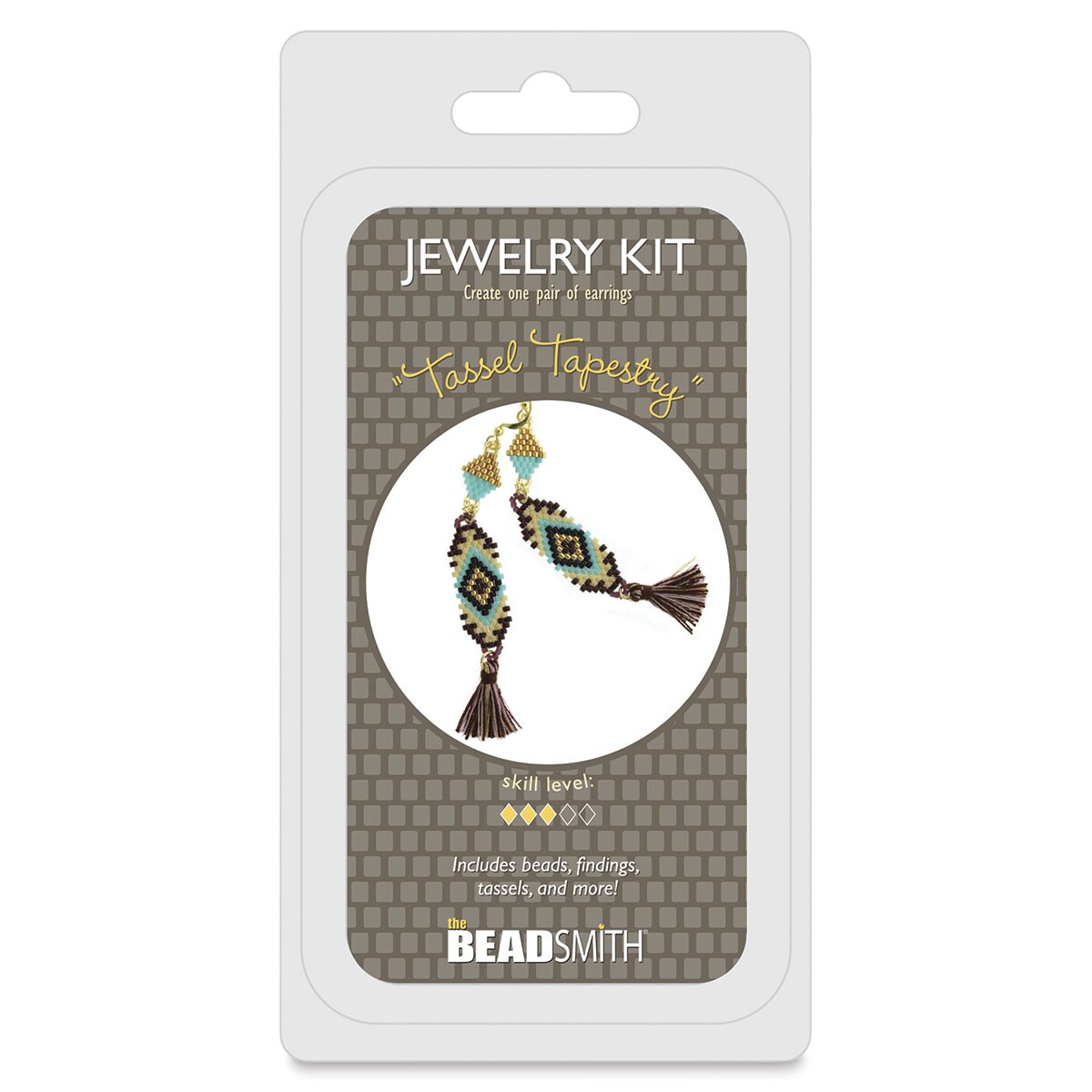 Beadsmith Jewelry Kit Earrings - Tassel Tapestry