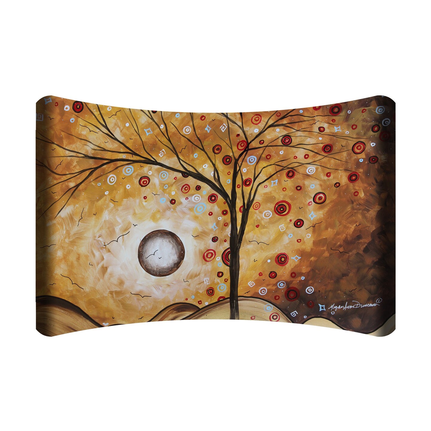 Golden Embrace HD Curved Wall Art Michaels