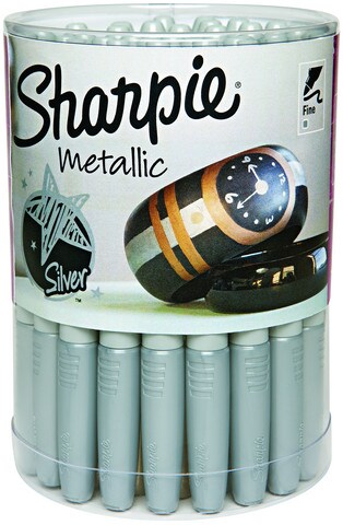 Sharpie Metallic Silver 36 Piece Canister Michaels