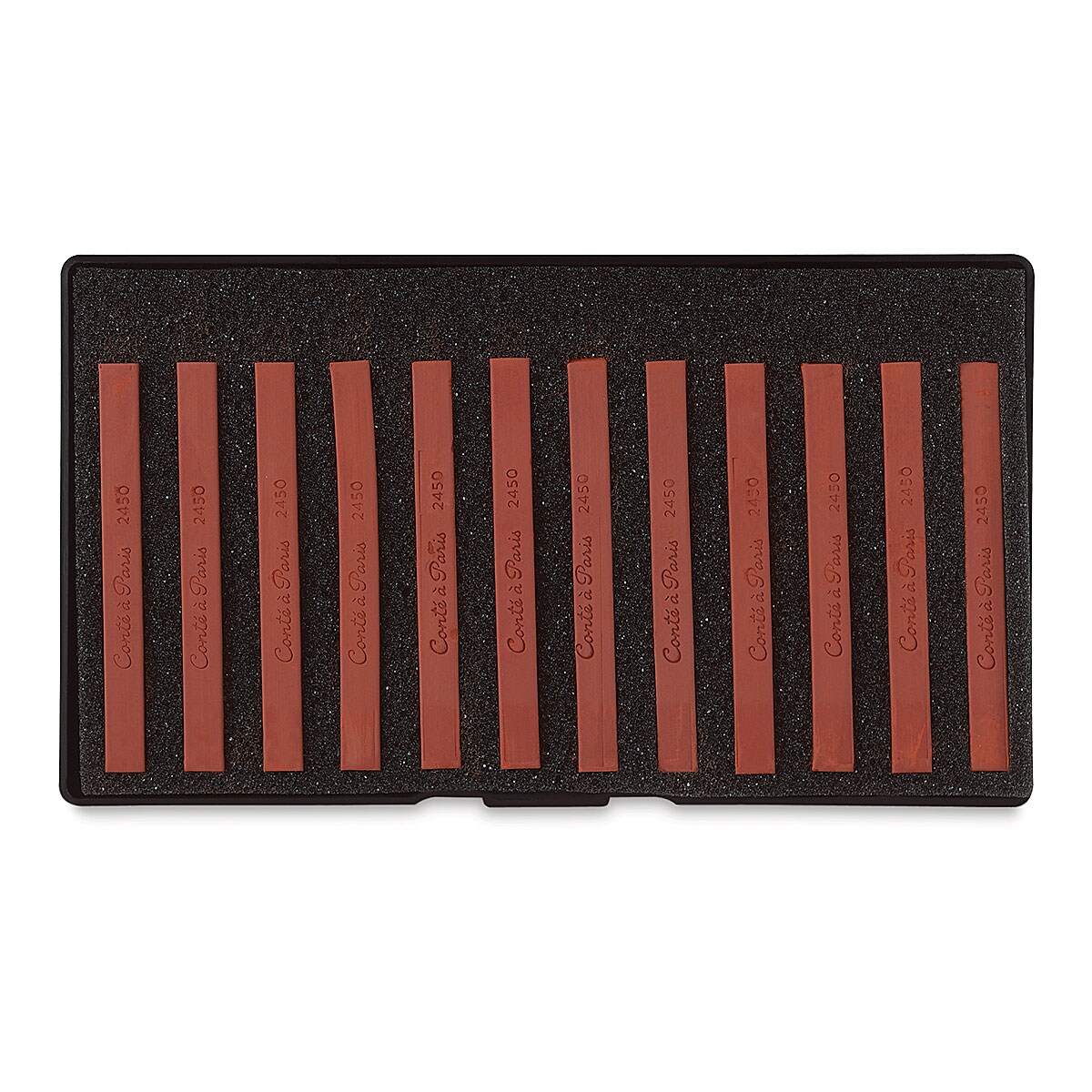 Cont&#xE9; &#xE0; Paris Sketching Pastel Carr&#xE9;s - Sanguine Natural, Box of 12