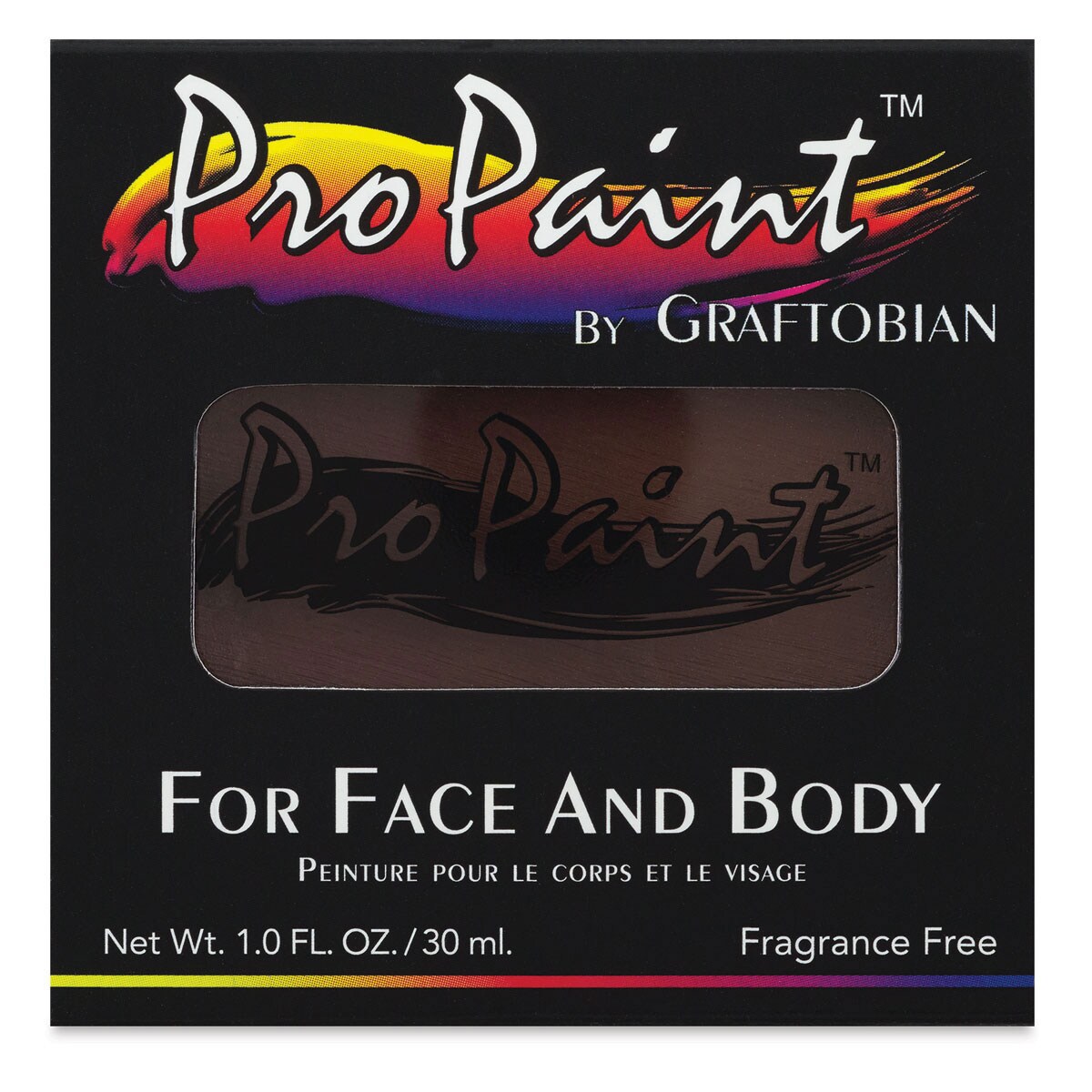 Graftobian Pro Paint Face and Body Paint - Fuzzy Bear Brown, 30 ml