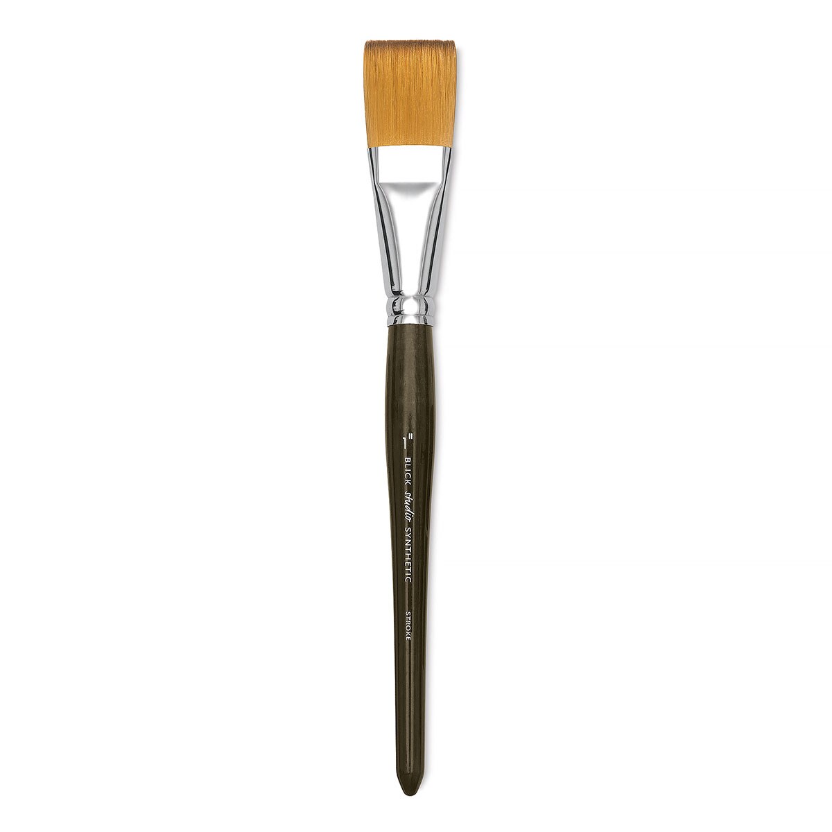 Blick Studio Short Handle Synthetic Brush - One-Stroke Wash, Short Handle, 1"