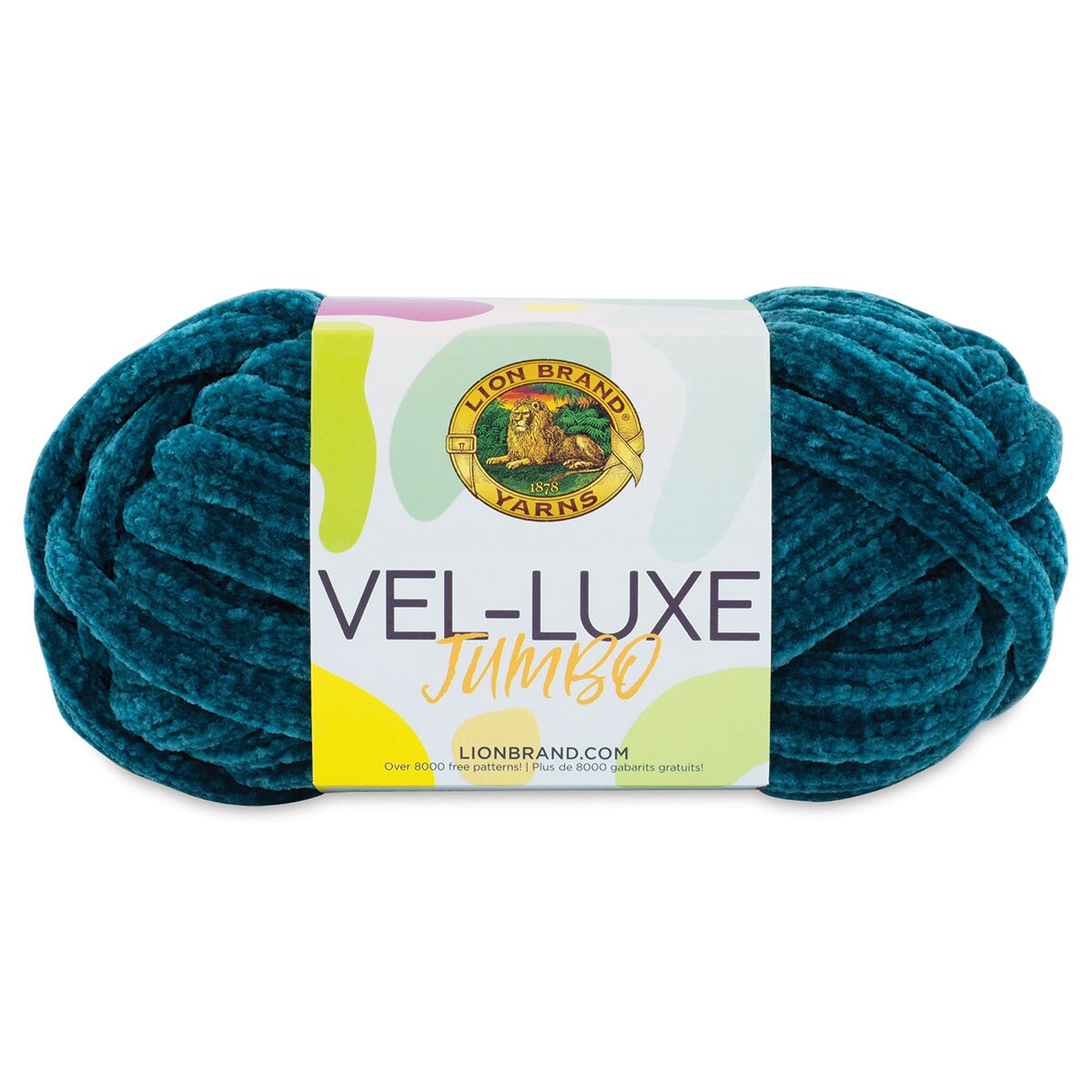 Lion Brand Vel-Luxe Jumbo Yarn - Dragonfly, 21 yards