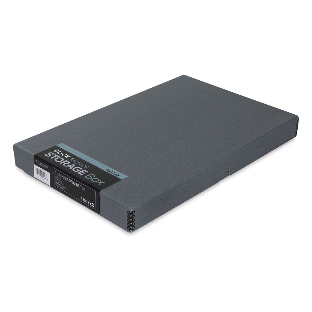 Blick Archival Storage Box - 11&#x22; x 17&#x22; x 1-3/4&#x22;, Gray