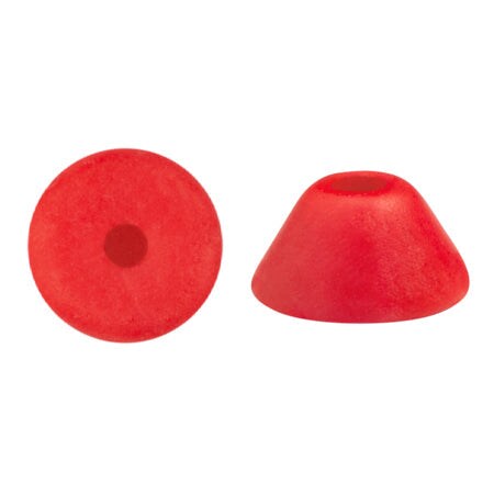 Konos Par Puca&#xAE; Czech glass bead, Frost Cherry Matte, 10 grams