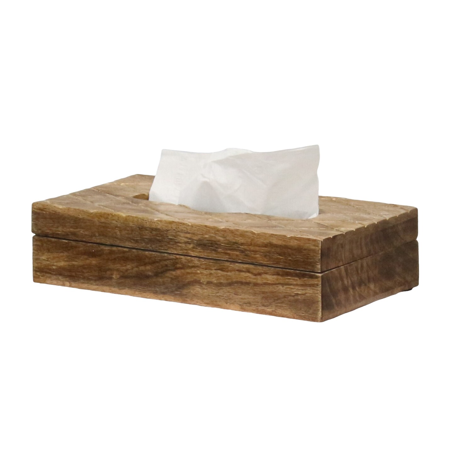 Modern Decorative Paper Facial Tissue Box Holder for Kitchen, Dining Room, and Office