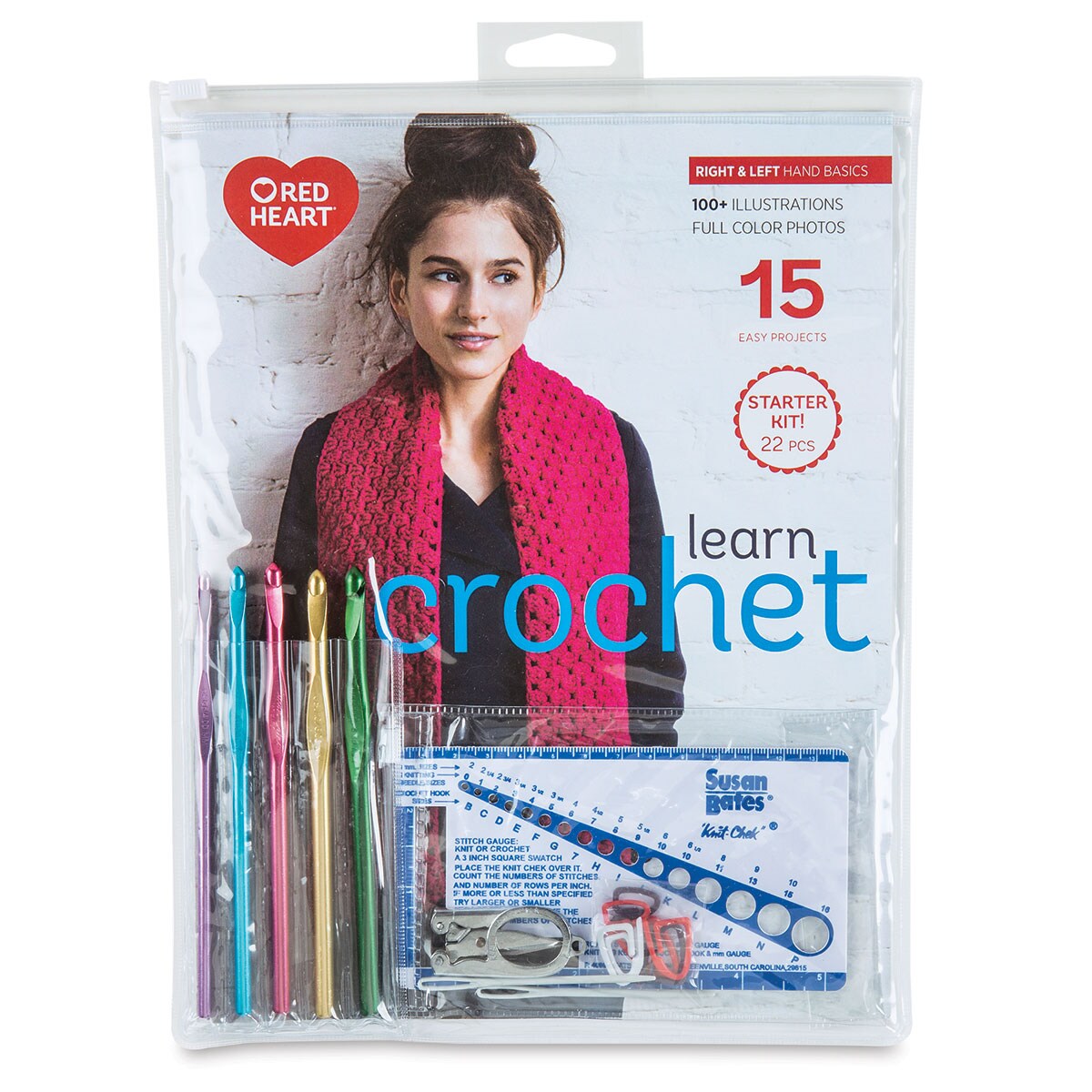 Red Heart Learn Crochet Kit Michaels