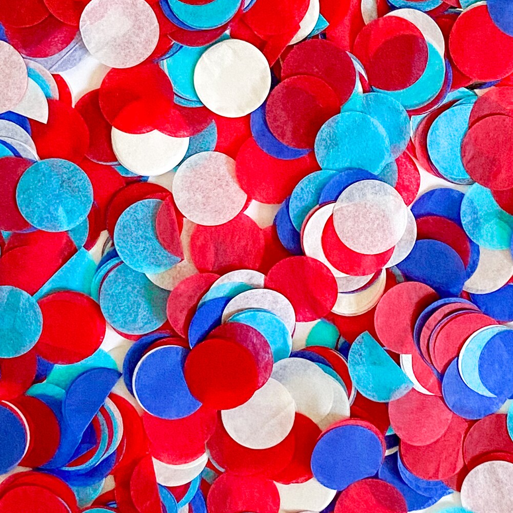 Confetti - Red, White &#x26; Blue