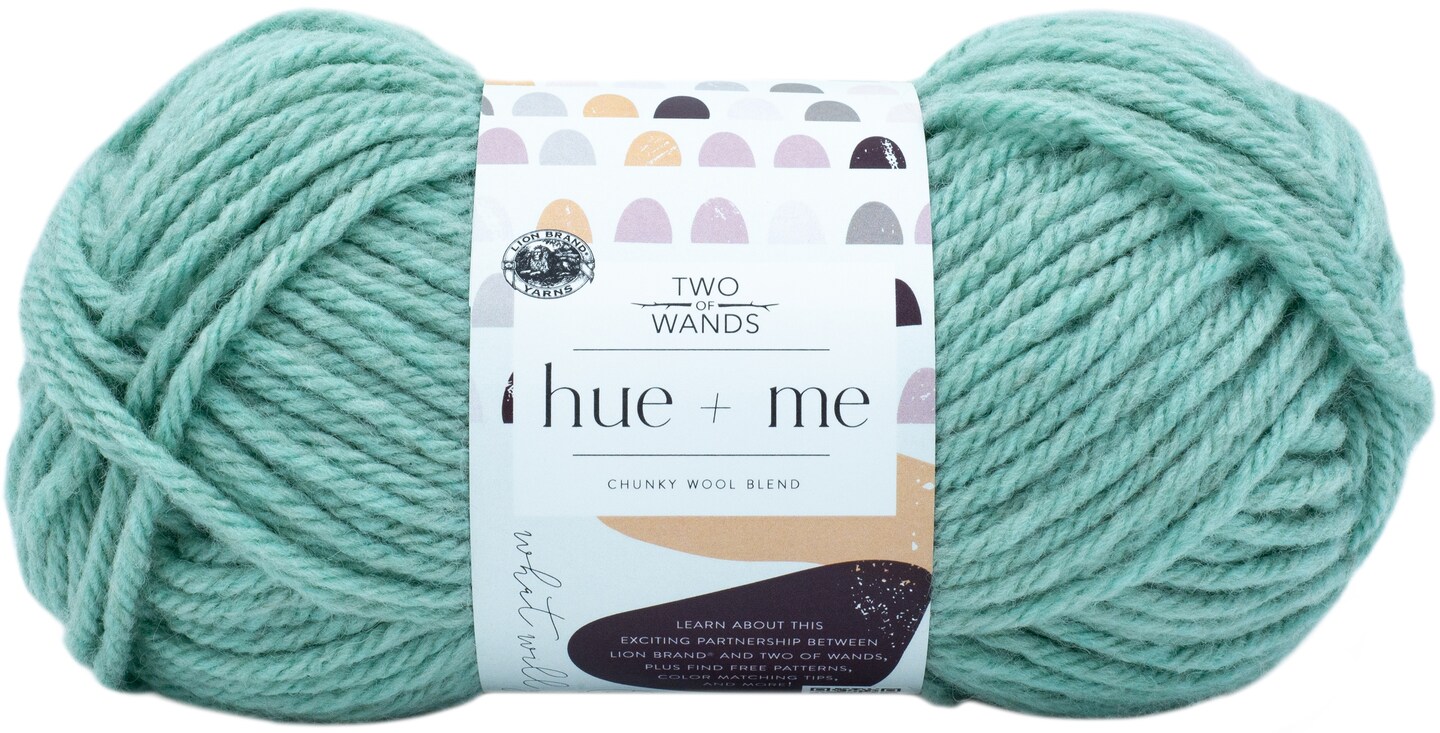 Lion Brand Hue &#x26; Me Yarn-Sea Glass