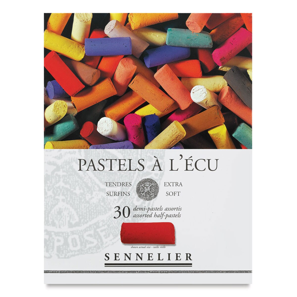 Sennelier Soft Pastels - Set of 30, Assorted Colors, Half Sticks