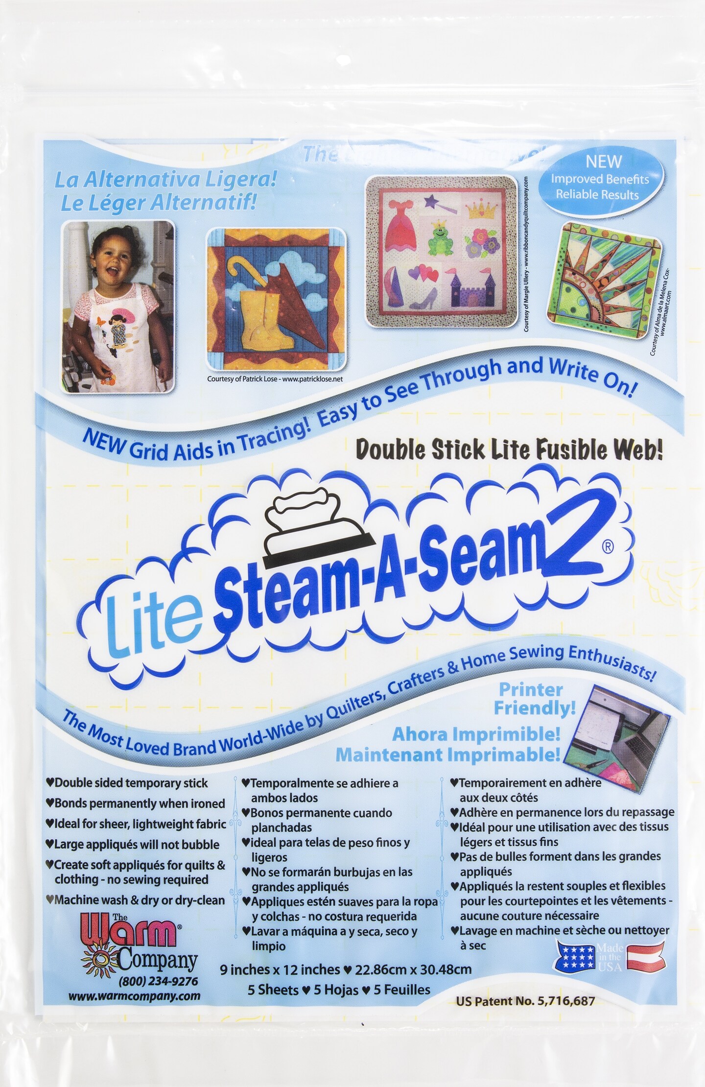 Lite Steam-a-Seam 2 Fusible Web