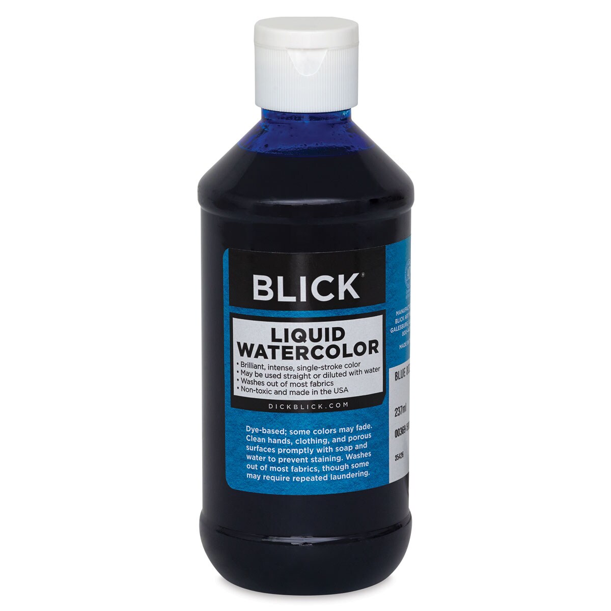 Blick Liquid Watercolor - Blue, 8 oz bottle