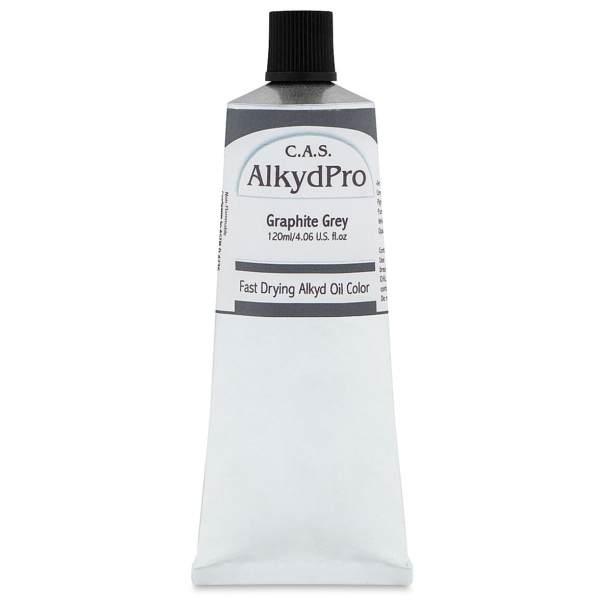 CAS AlkydPro Fast-Drying Alkyd Oil Color - Graphite Grey, 120 ml tube