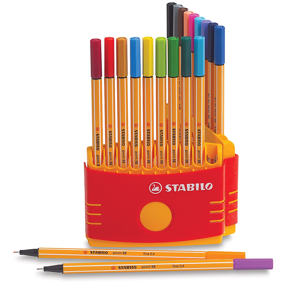 Reorganizar Cilios cajón Stabilo Point 88 Fineliner Pen Set - Color Parade, Set of 20 | Michaels