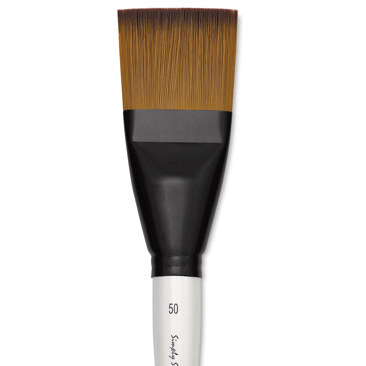 Simply Simmons XL Soft Synthetic Brush - Flat, Size 50