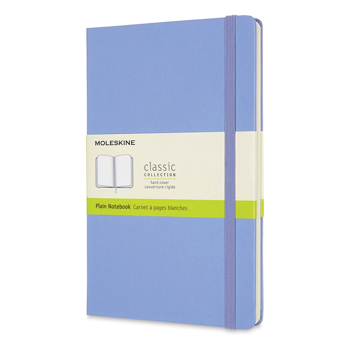 Moleskine Classic Hardcover Notebook - Hydrangea, Blank, 8-1/4&#x22; x 5&#x22;