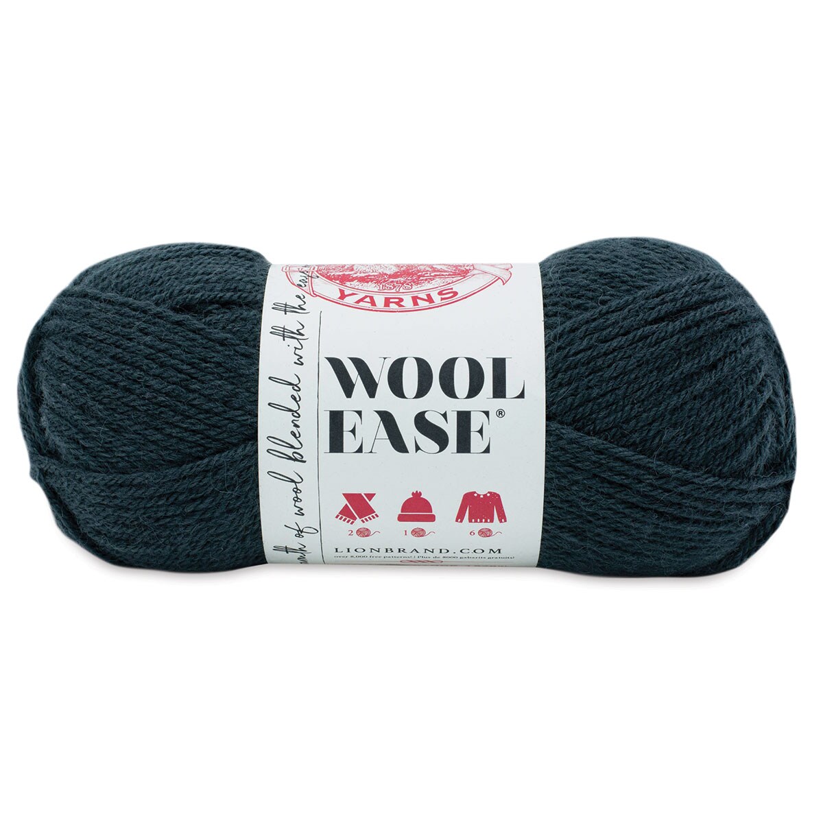 Lion Brand Wool-Ease Yarn - Flint