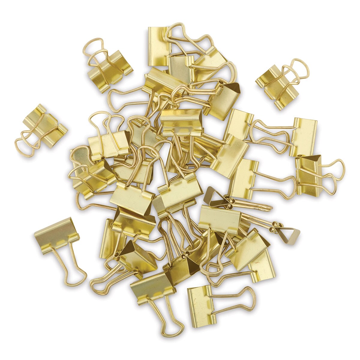 U Brands Gold Binder Clips - Mini, Pkg of 40