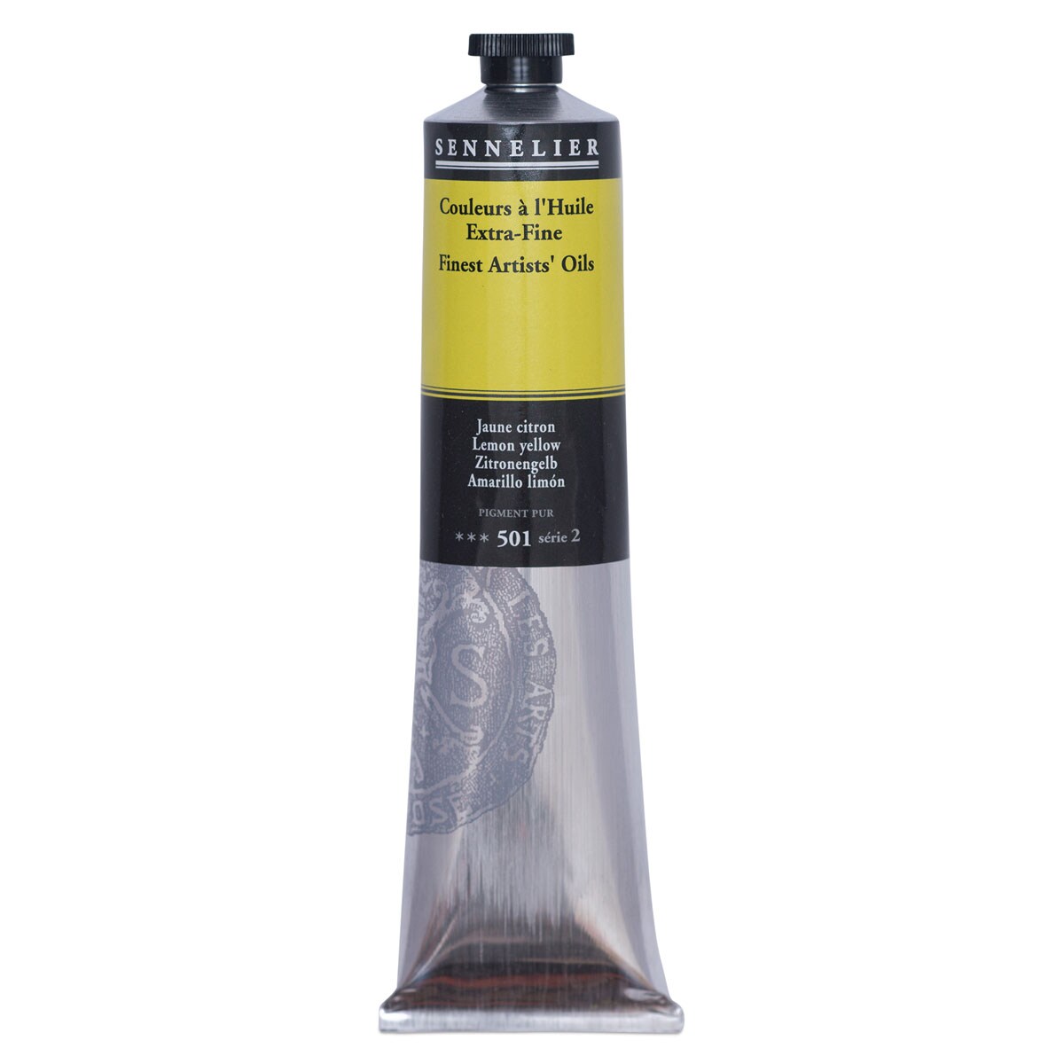 Sennelier Artists' Extra Fine Oil Paint - Lemon Yellow, 200 ml tube