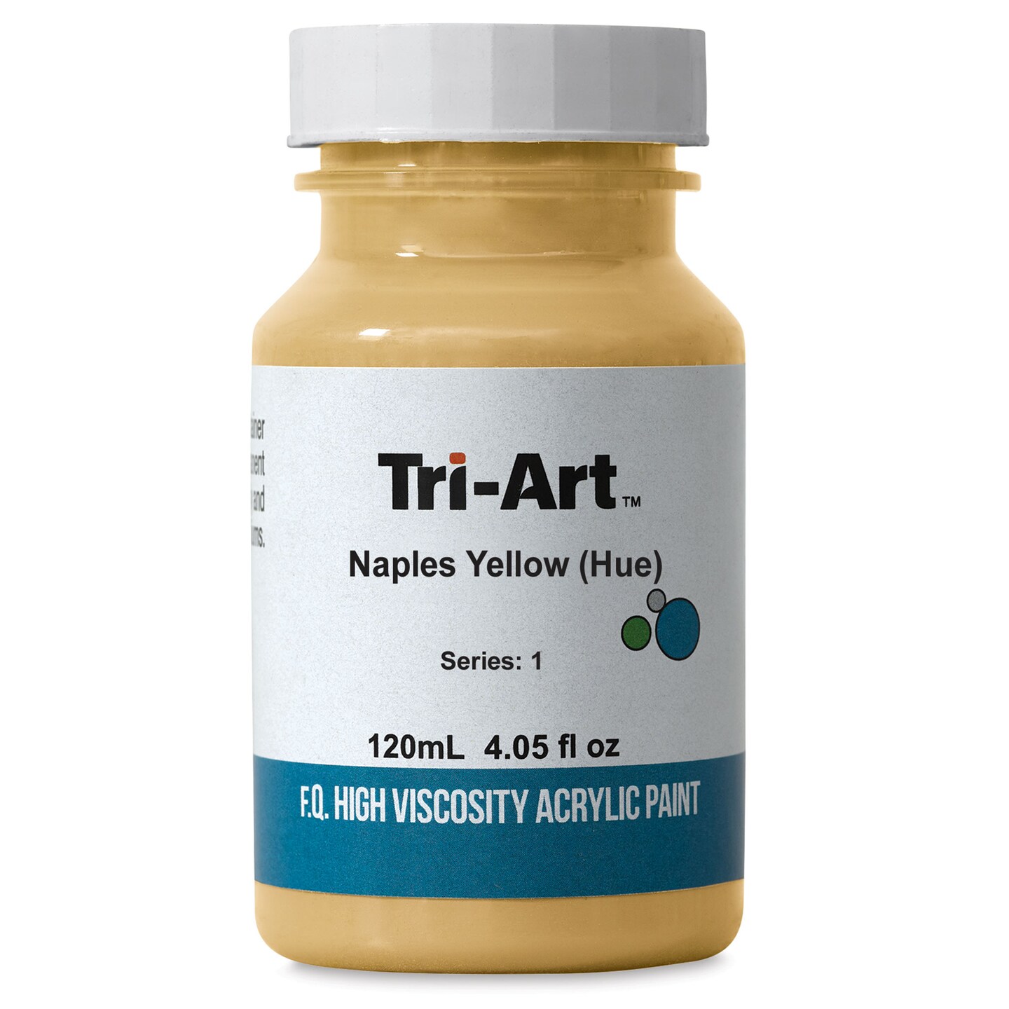 Tri-Art High Viscosity Artist Acrylic - Naples Yellow Hue, 120 ml jar