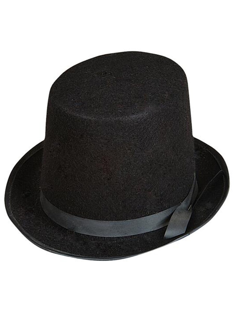 Dozen Black Magician Butler Formal Gentleman Top Hat Costume Accessory