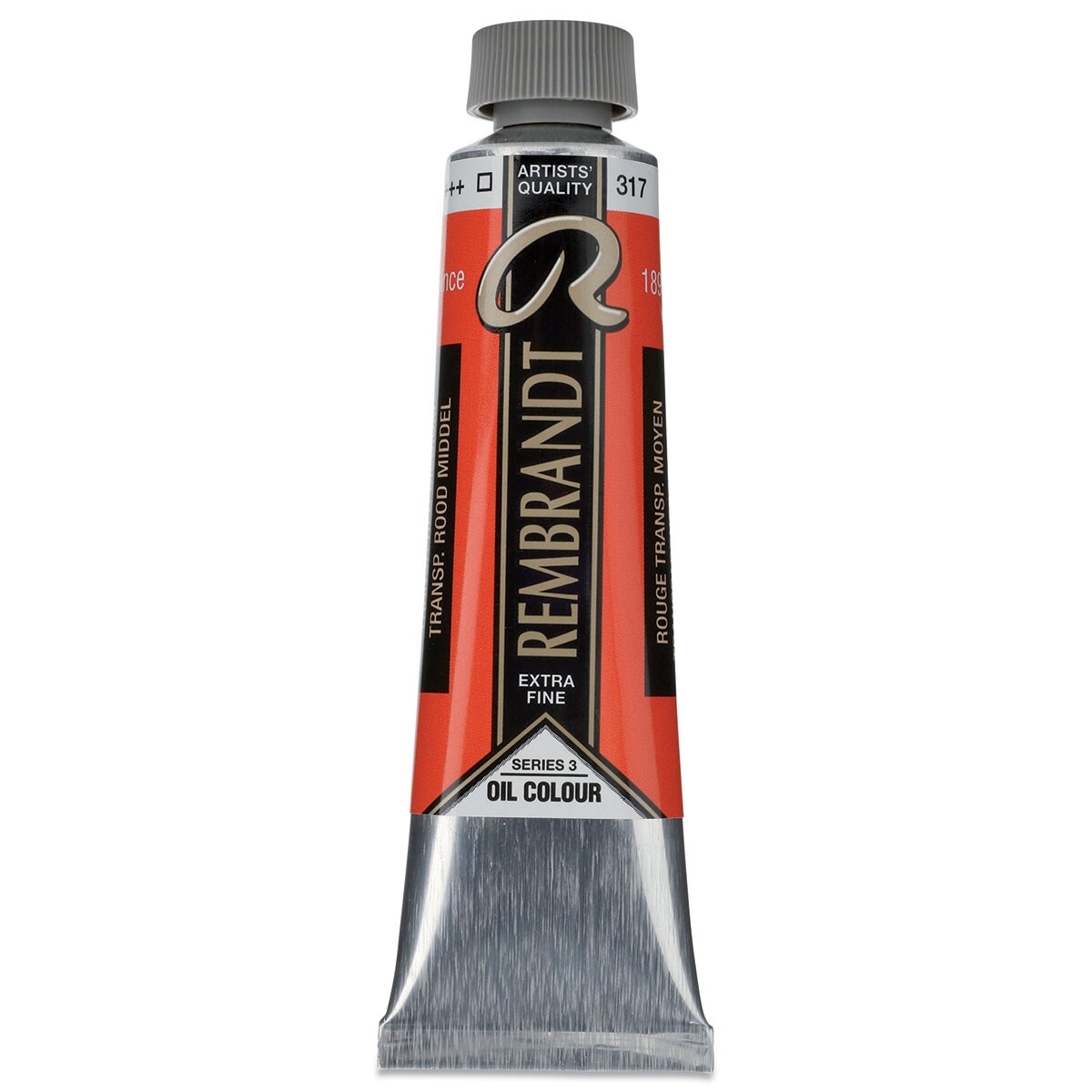 Rembrandt Artists' Oil Color - Transparent Red Medium, 40 ml tube