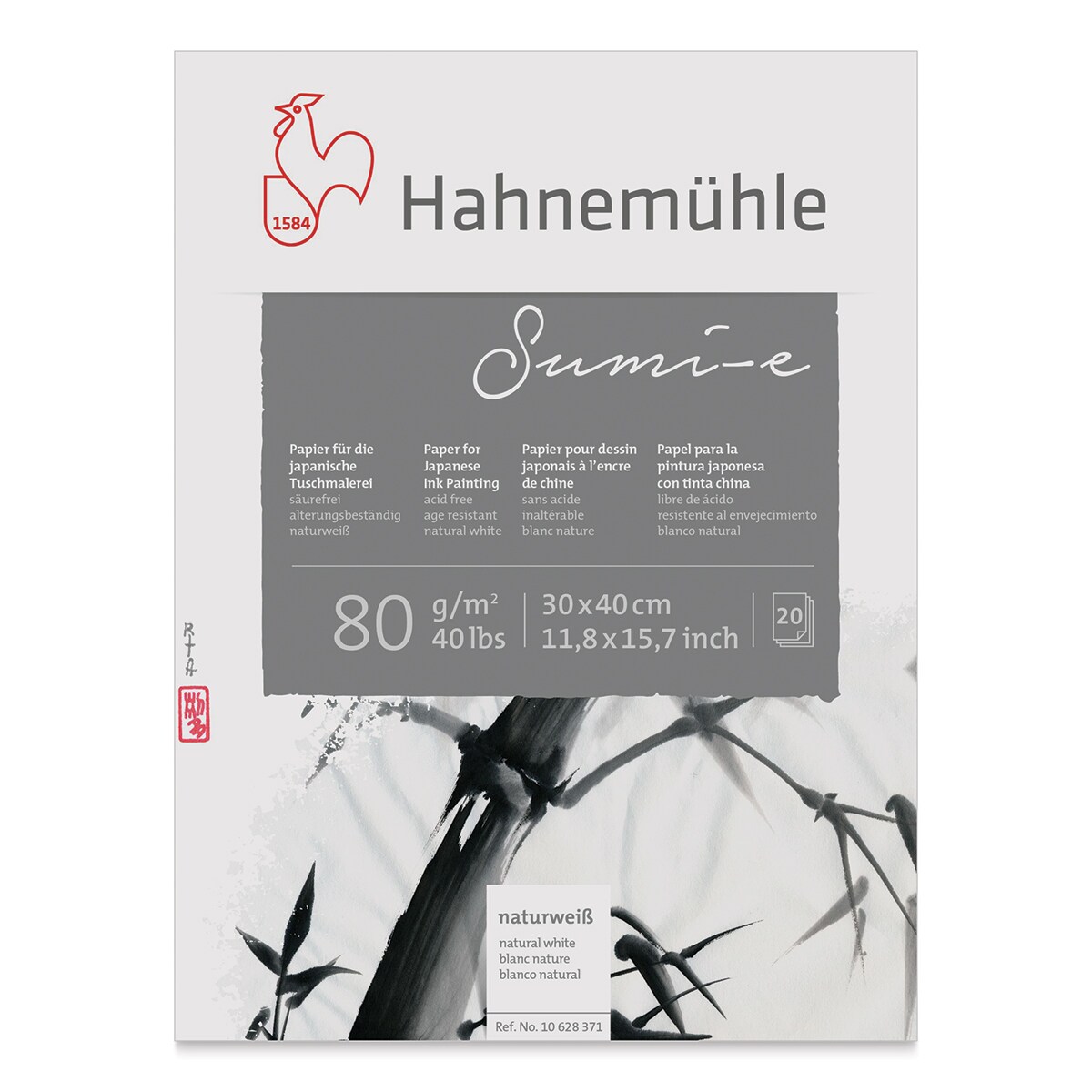 Hahnemuhle Sumi-e Paper Pad - 12&#x22; x 16&#x22;, 20 Sheets