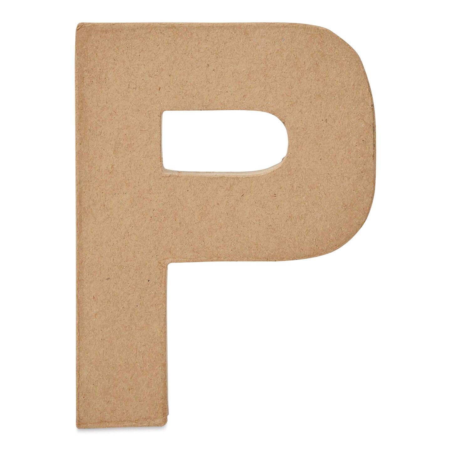Park Lane Paper Mache Letter - P, Uppercase, 6&#x22;