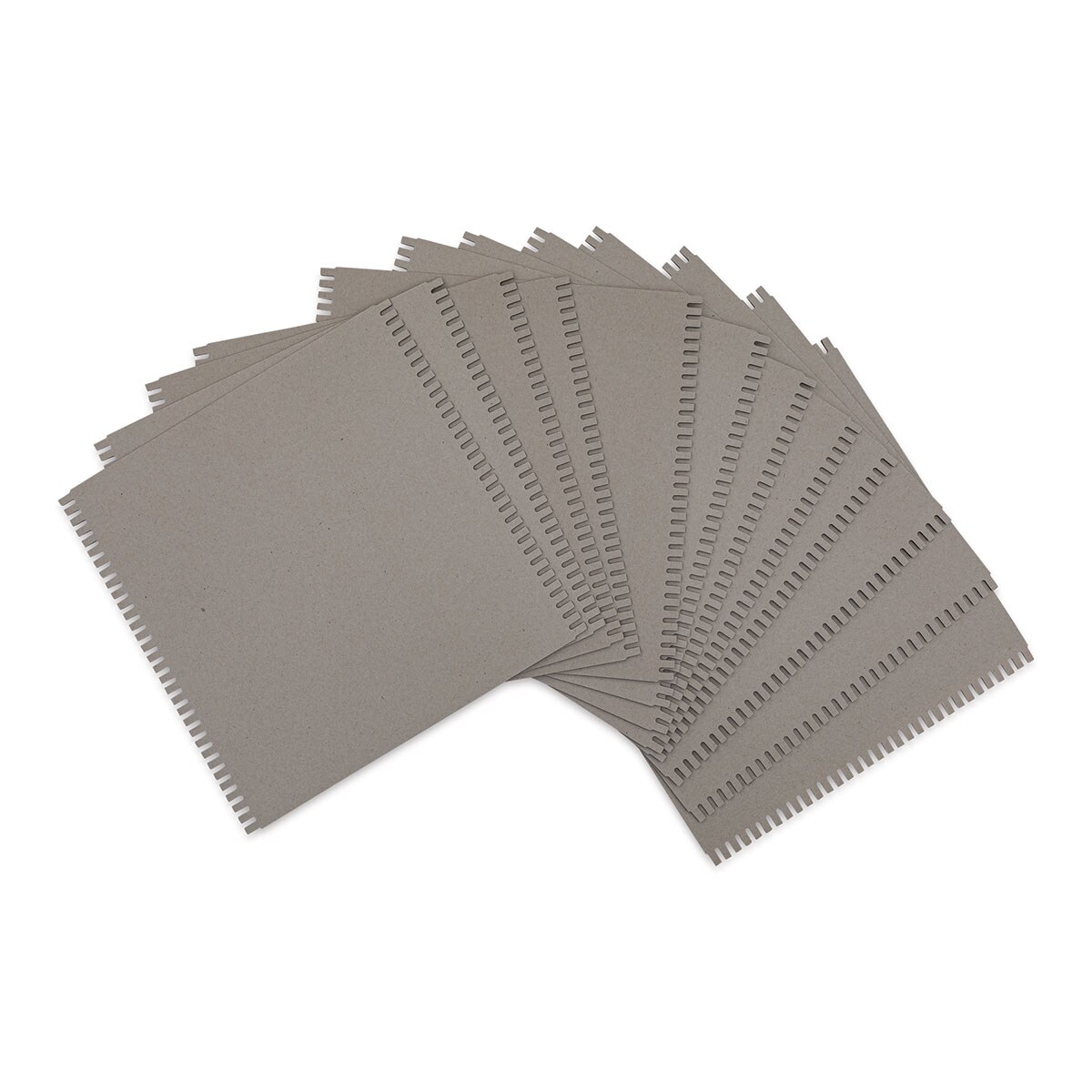 Wide-Notch Cardboard Looms - Pkg of 12, 13&#x22; x 13&#x22;