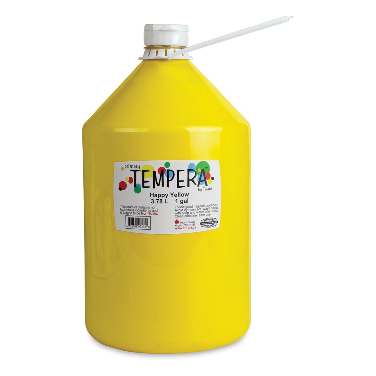 Tri-Art Liquid Tempera - Yellow, 3.78 L
