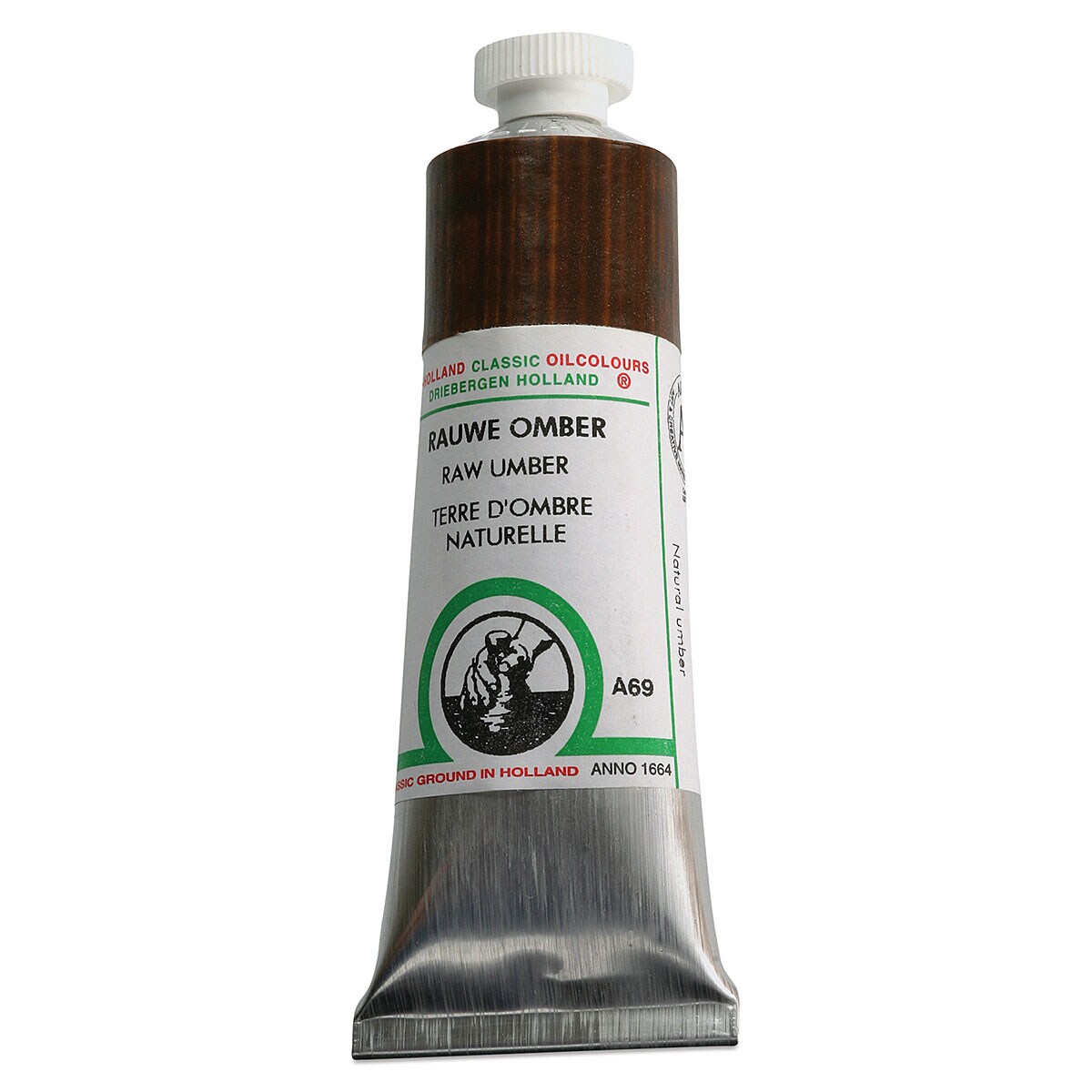 Old Holland Classic Oil Color - Raw Umber, 40 ml tube