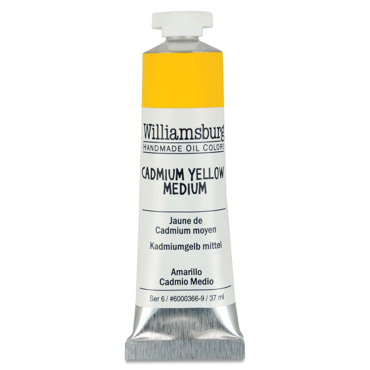Williamsburg Handmade Oil Paint - Cadmium Yellow Medium, 37 ml tube