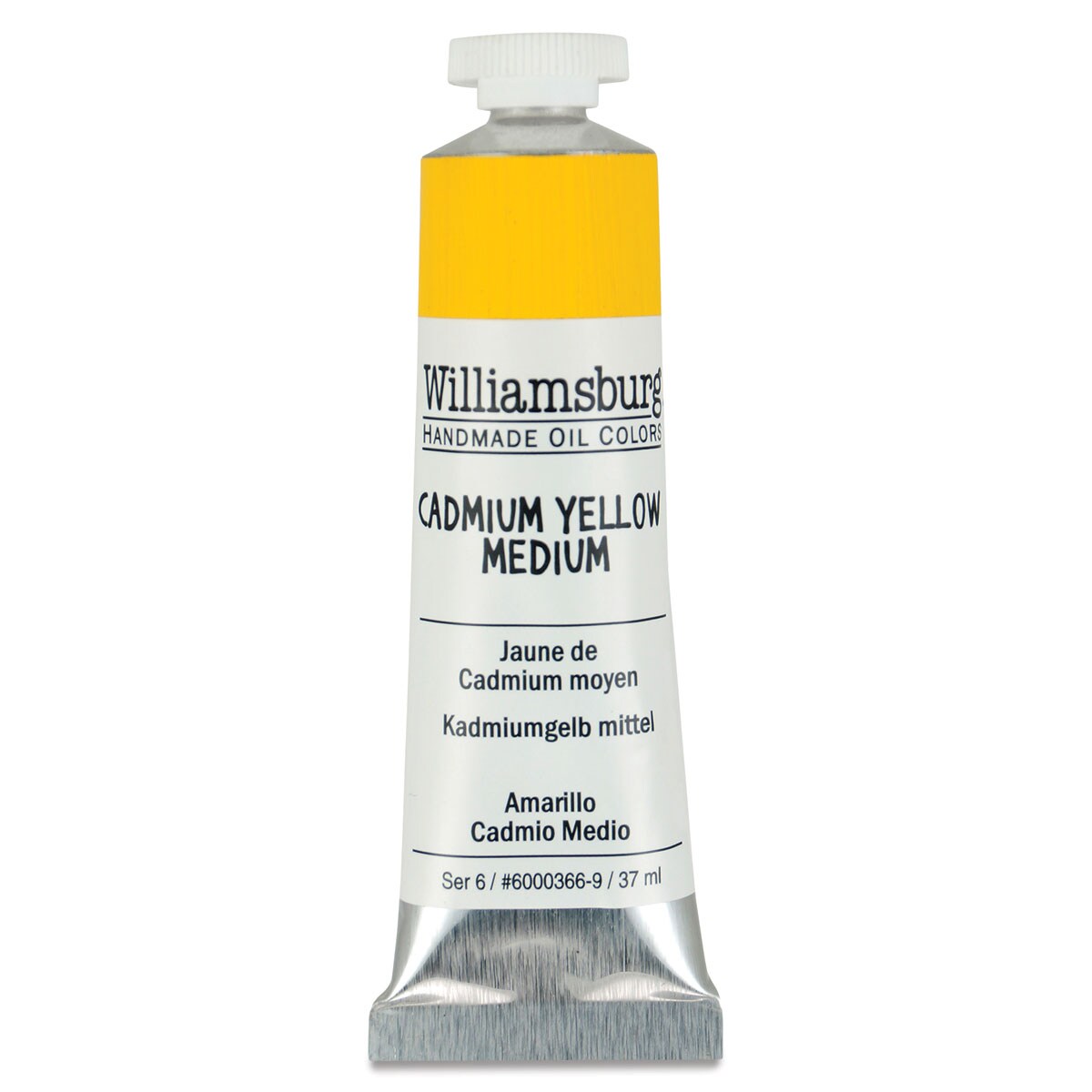 Williamsburg Handmade Oil Paint - Cadmium Yellow Medium, 37 ml tube