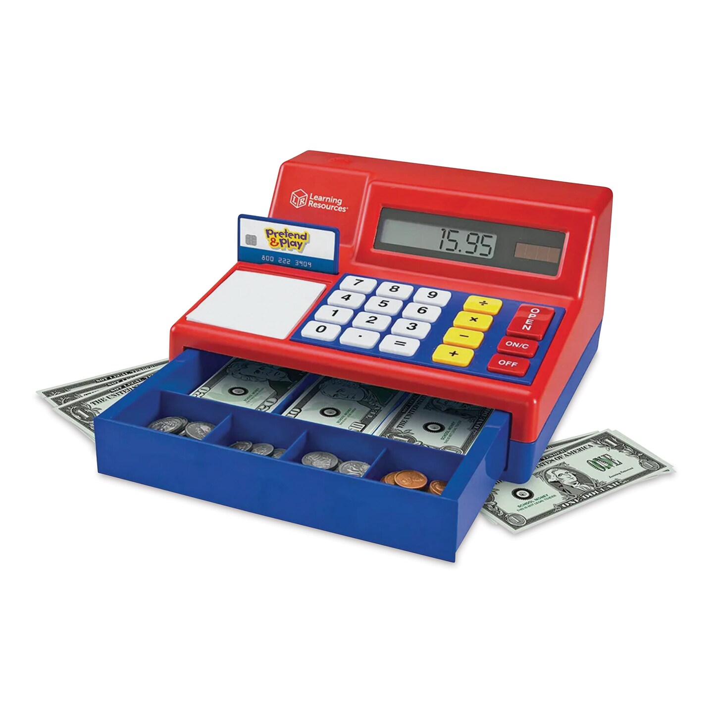 Learning Resources Pretend &#x26; Play Calculator Cash Register