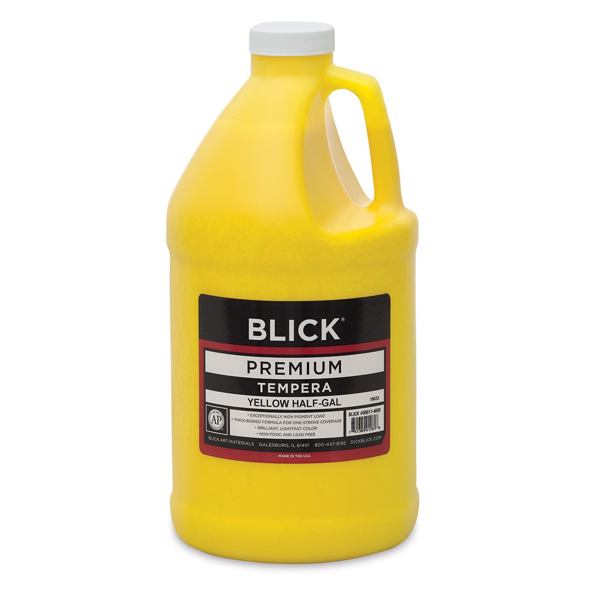 Blick Premium Grade Tempera - Yellow, Half Gallon