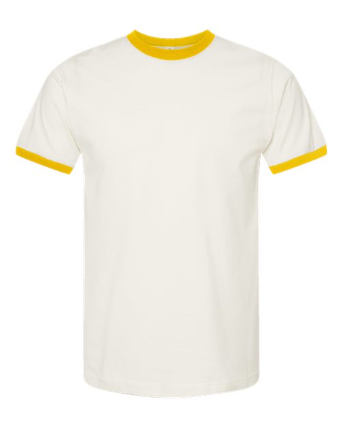 Tultex® Fine Jersey Ringer Crewneck Short Sleeve T-Shirt