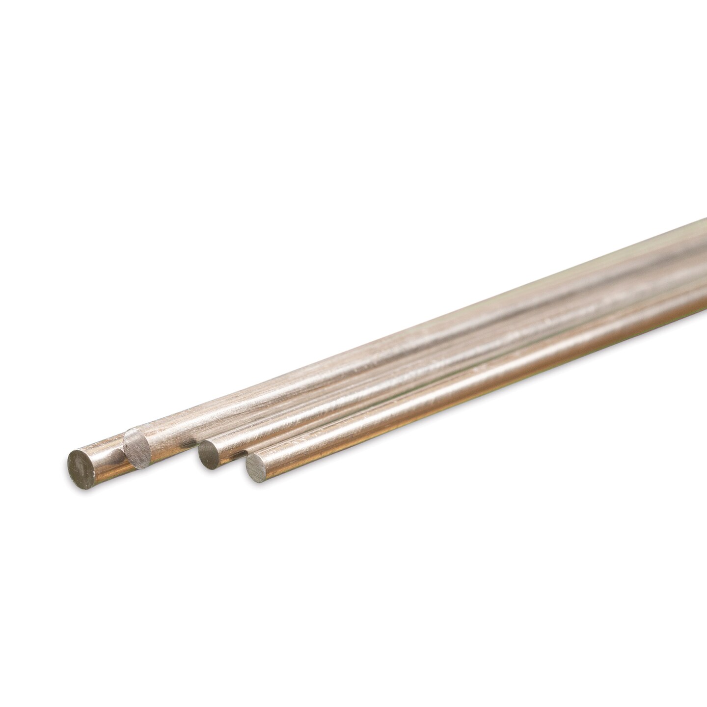 K&#x26;S Bendable Metal Shape - Aluminum, Round Rod, 3/32&#x22; &#x26; 1/8, Pkg of 4