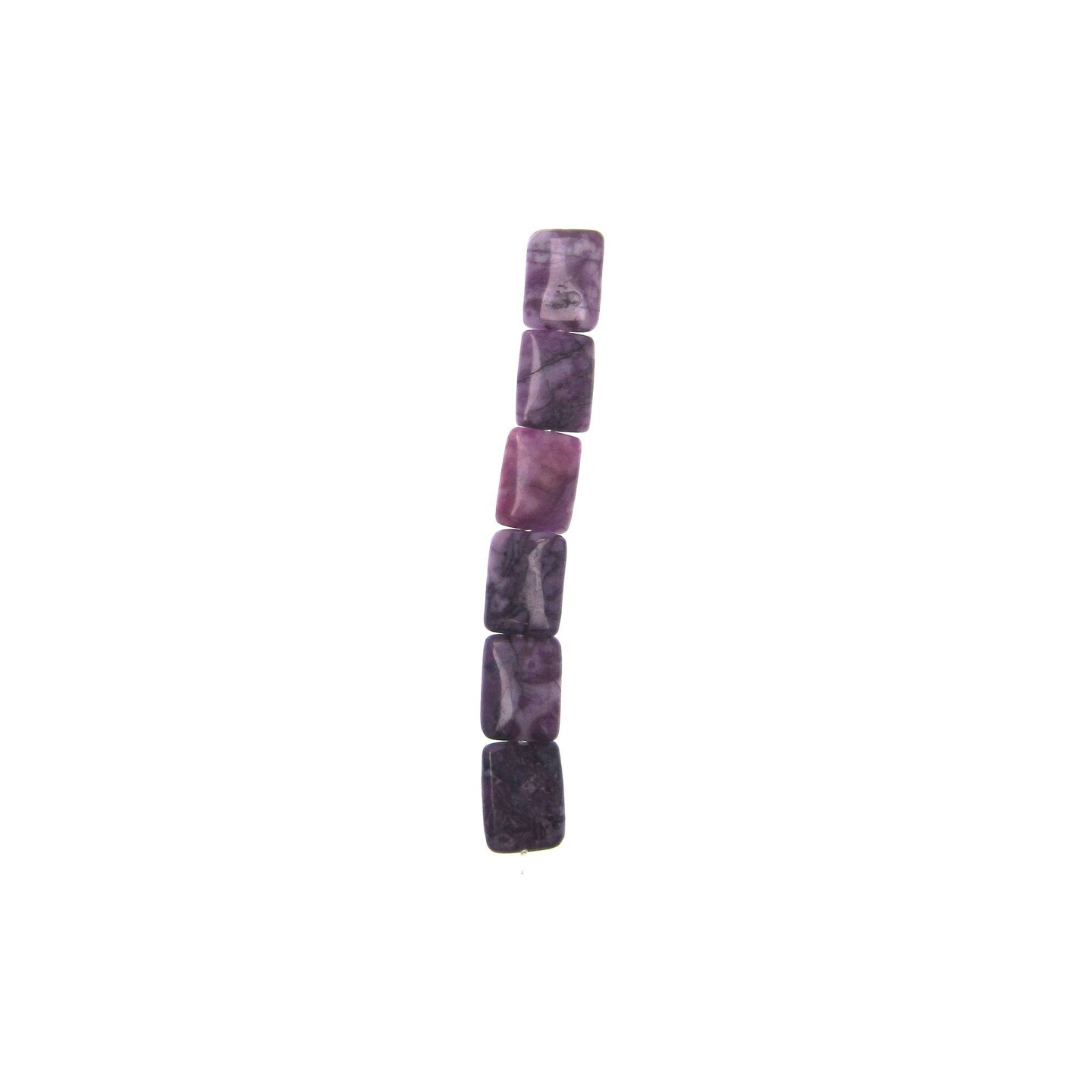 Purple Dyed Ocean Jasper Beads 16x22mm Stone