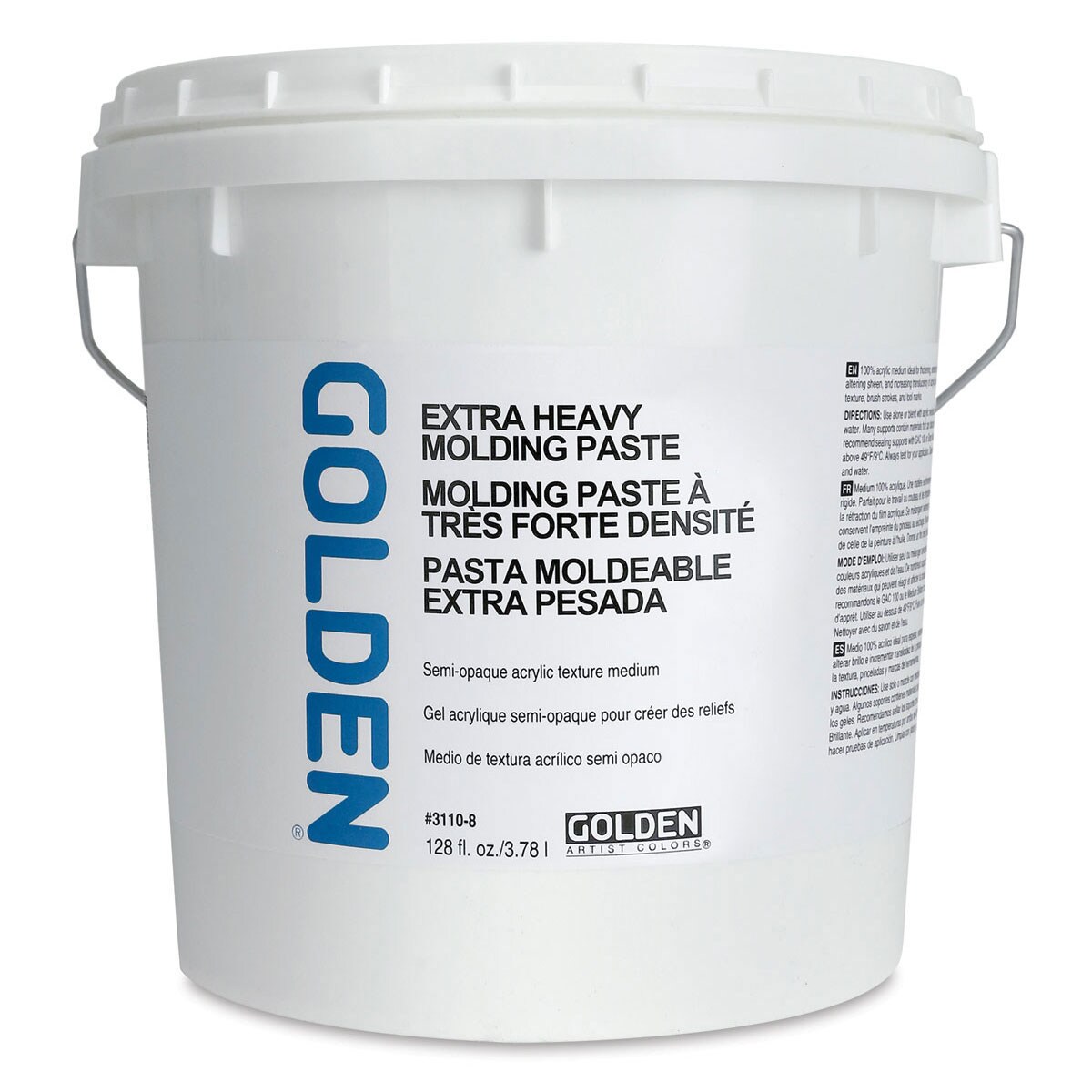Golden Extra Heavy Gel / Molding Paste - 128 oz tub