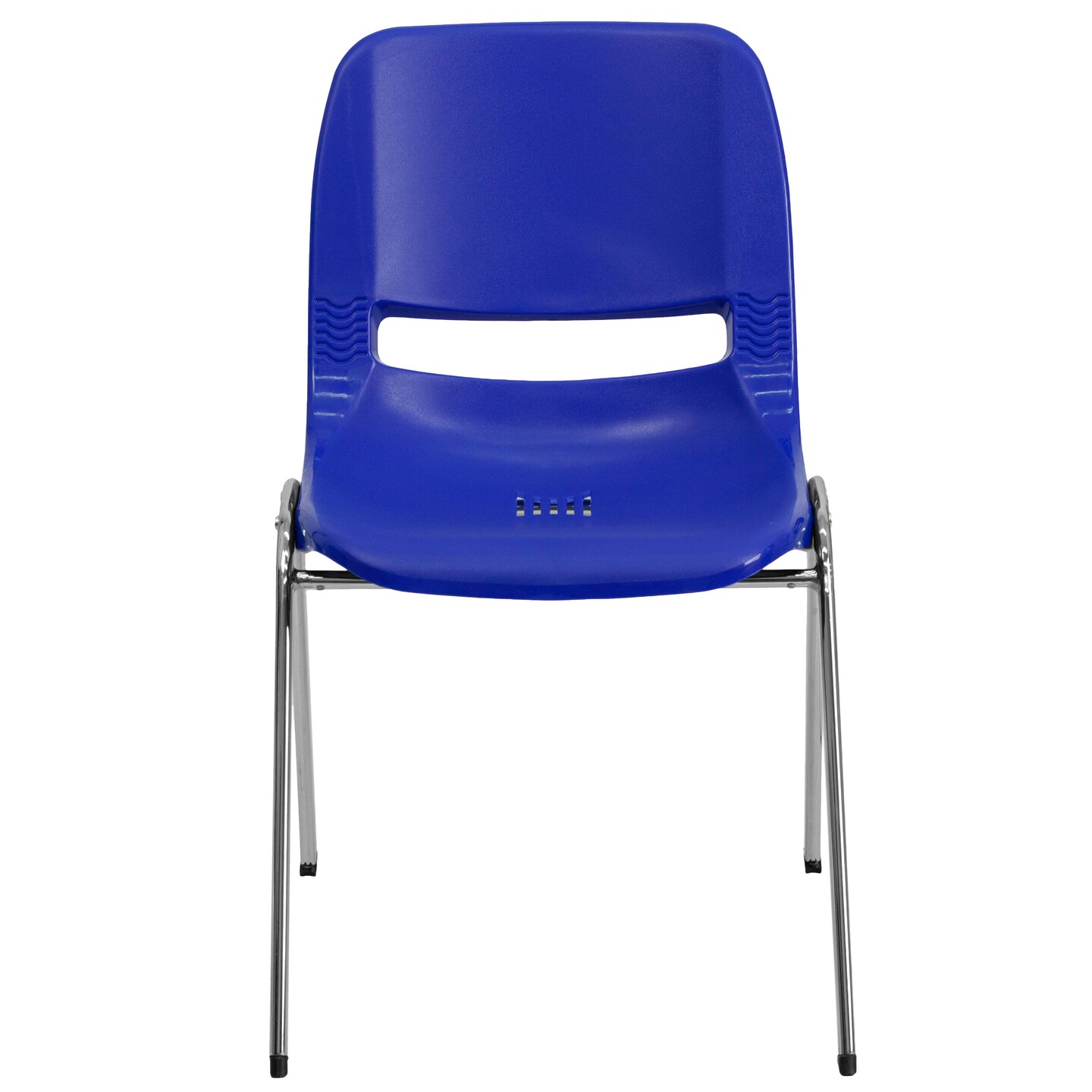 Emma and Oliver Ergonomic Shell Stack Chair - 16&#x22; Seat Daycare Home School