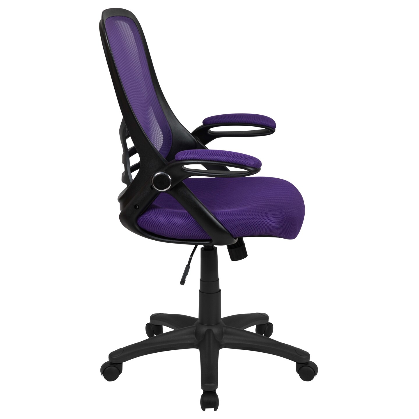 Emma and Oliver High Back Mesh Ergonomic Office Chair with Flip-up Arms
