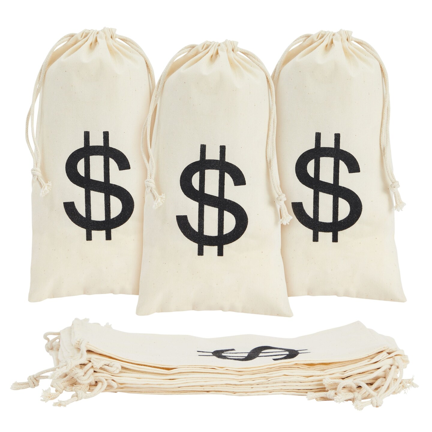 2000 Series $500,000 Aged Full Print Duffel Bag | Prop Movie Money