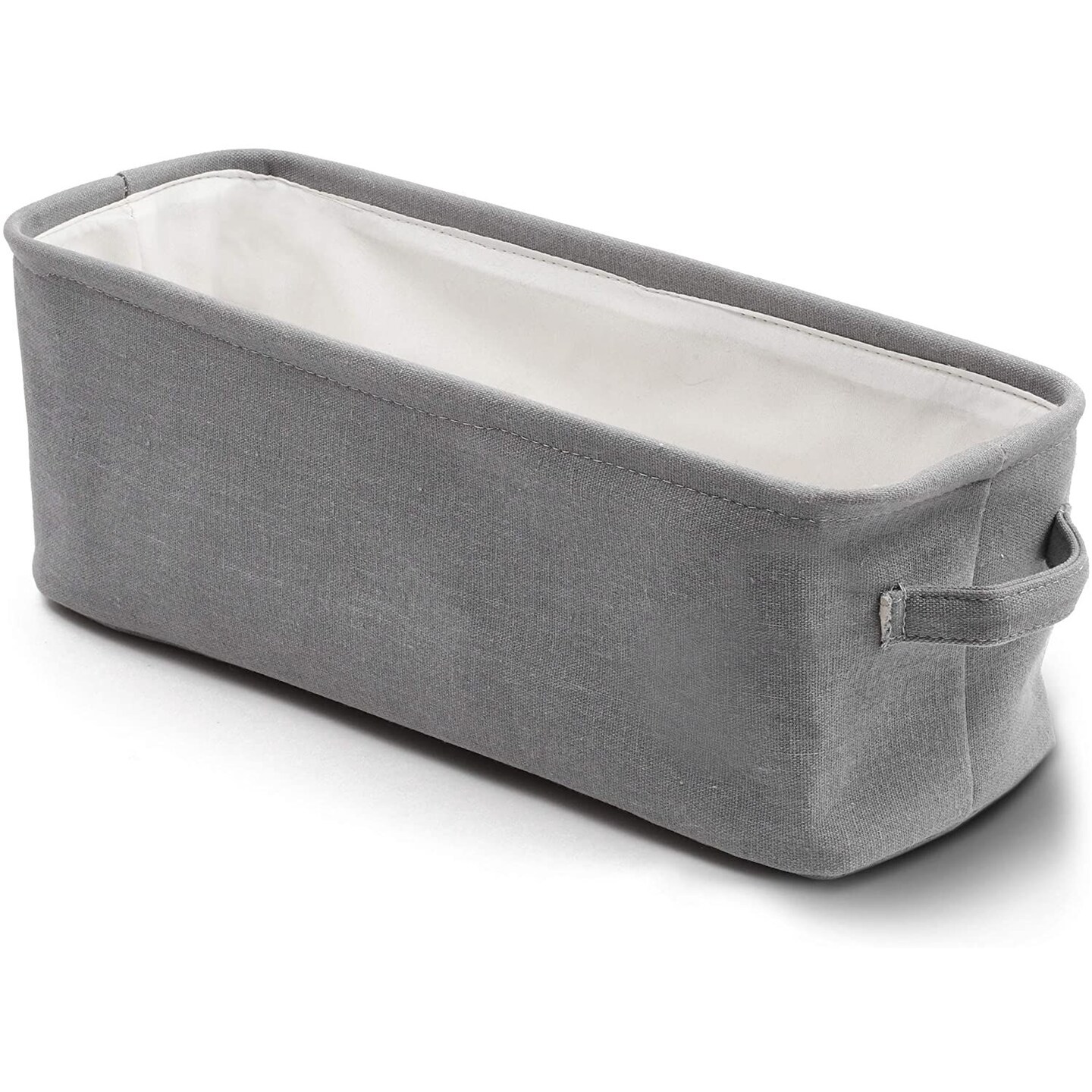 Juvale Grey Fabric Bathroom Storage Bin (16 x 6 x 5.5 Inches) Michaels