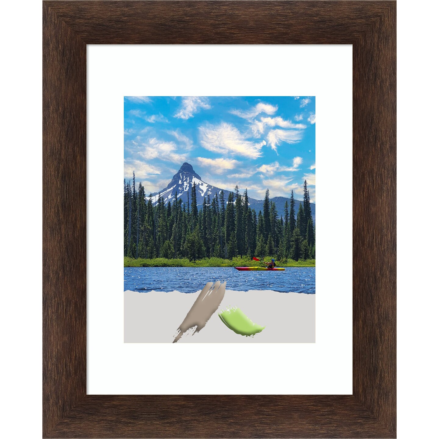Warm Walnut Narrow Wood Picture Frame Michaels