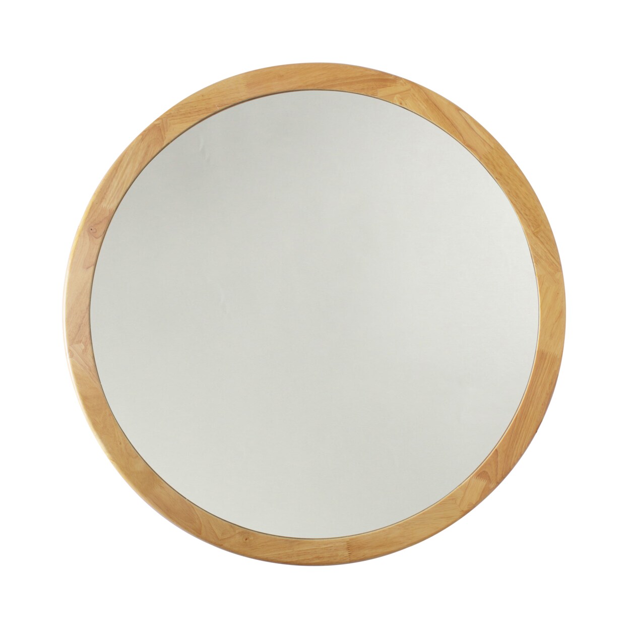 CHLOE Lighting Reflection Maple Finish Framed Wall Mirror 28&#x22; Height
