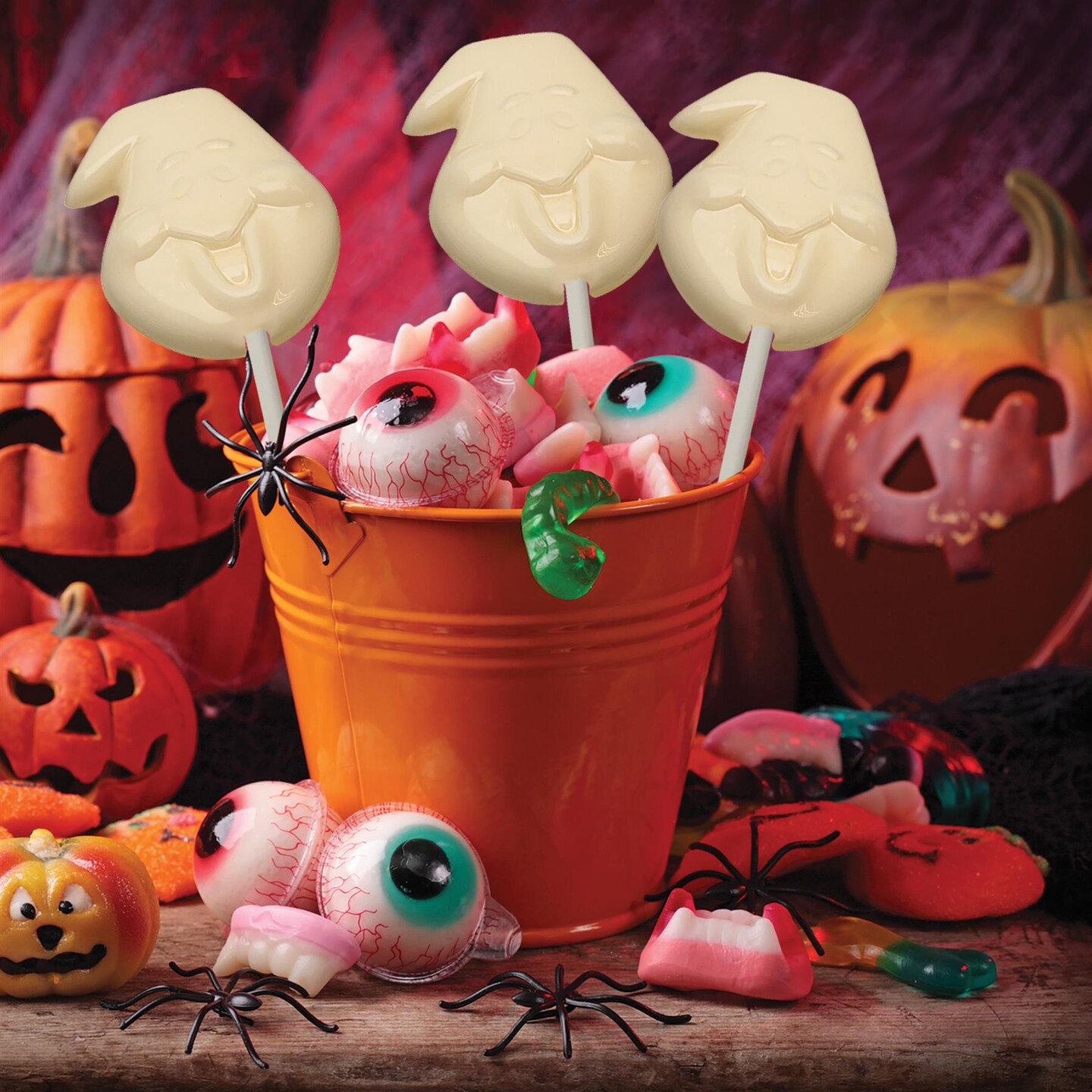 Chocolate Mold Ghost Head Lolly