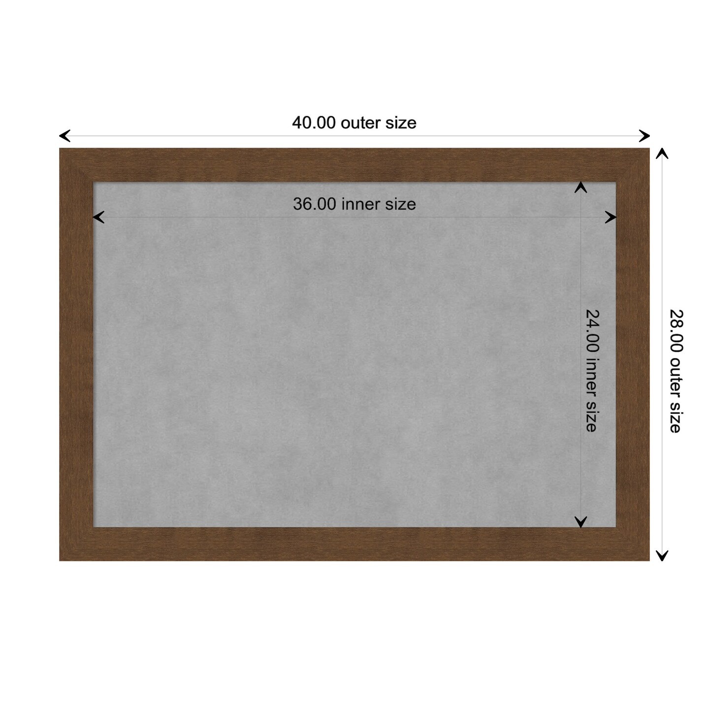 Carlisle Wood Framed Magnetic Board