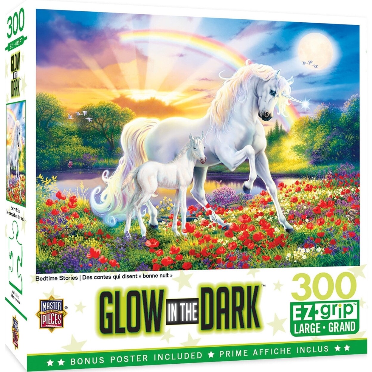 MasterPieces Glow in the Dark - Bedtime Stories 300 Piece EZ Grip Jigsaw Puzzle