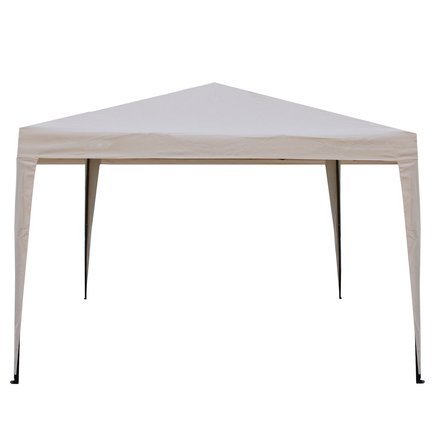 Northlight 10&#x27; x 10&#x27; Beige Pop-Up Outdoor Canopy Gazebo